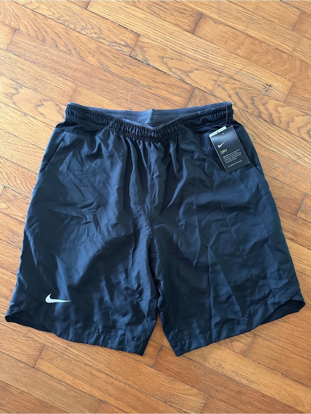 NWT Nike Men’s Dri-FIT Running Training Shorts Black L